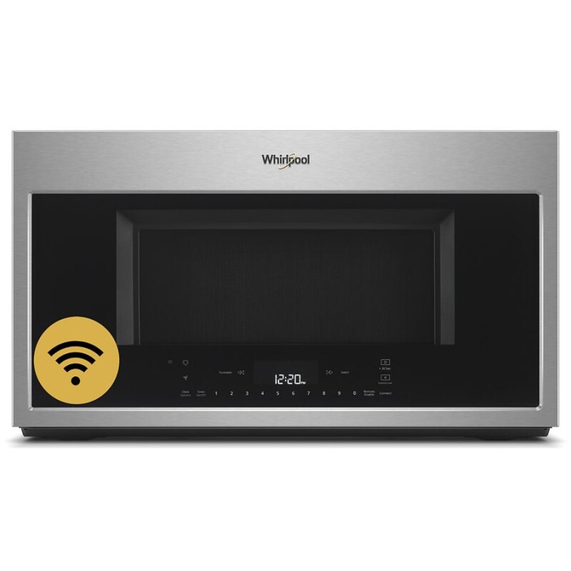 Whirlpool 1.9 cu. ft. Smart Over-the-Range Microwave with Scan-to-Cook technology{D:27464179c28ee8c2c67fbbc6898cf45b} Fingerprint Resistant Stainless Steel WMH78019HZ Picture 1