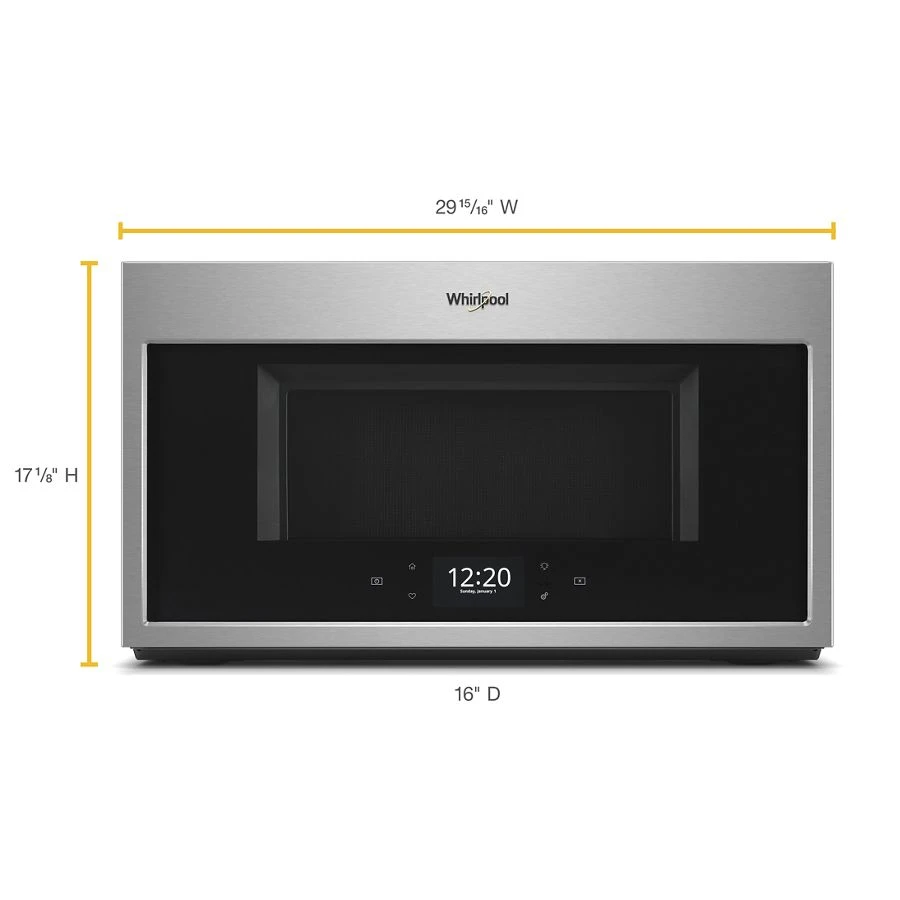 1.9 Cu. Ft. Smart Over-the-range Microwave With Scan-to-cook Technology WMHA9019HZ, product image 8 of 8
