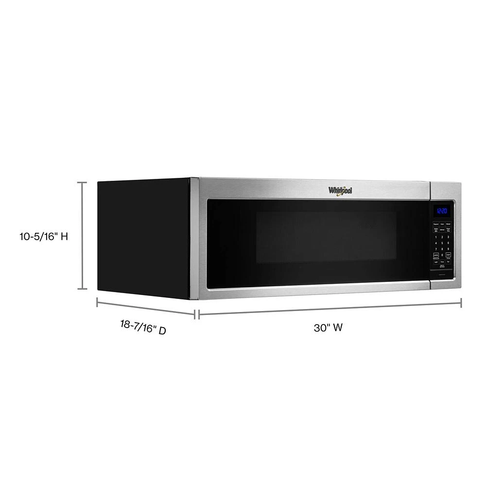 1.1 cu. ft. Low Profile Microwave Hood Combination view 2