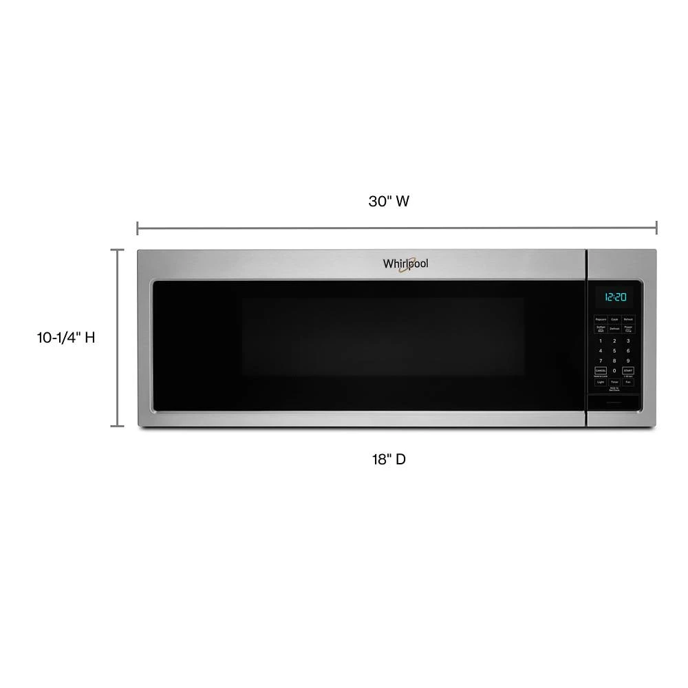 1.1 cu. ft. Low Profile Microwave Hood Combination view 17