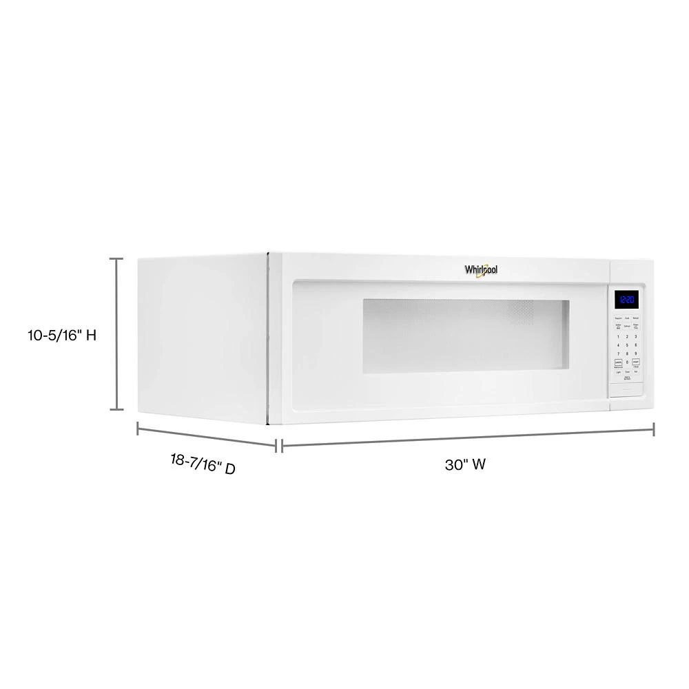 1.1 cu. ft. Low Profile Microwave Hood Combination view 5