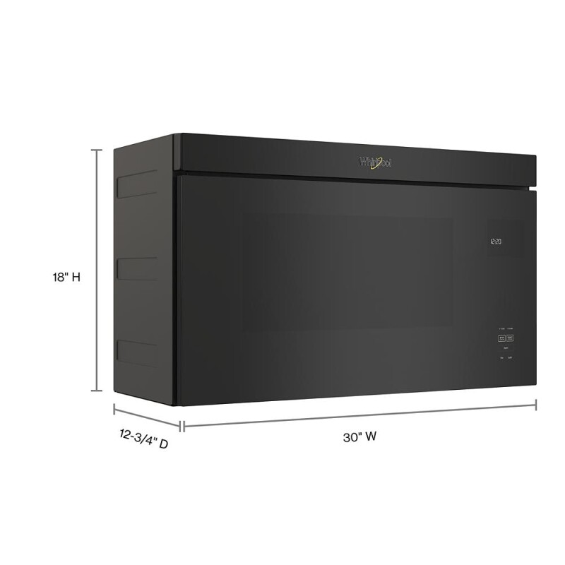 1.1 Cu. Ft. Over-the-Range Microwave with Flush Built-In Design WMMF5930PB