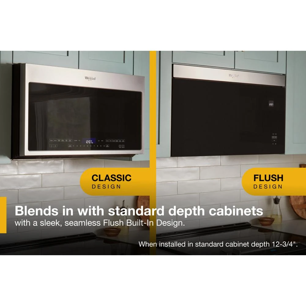 1.1 Cu. Ft. Flush Mount Microwave with Turntable-Free Design view 16