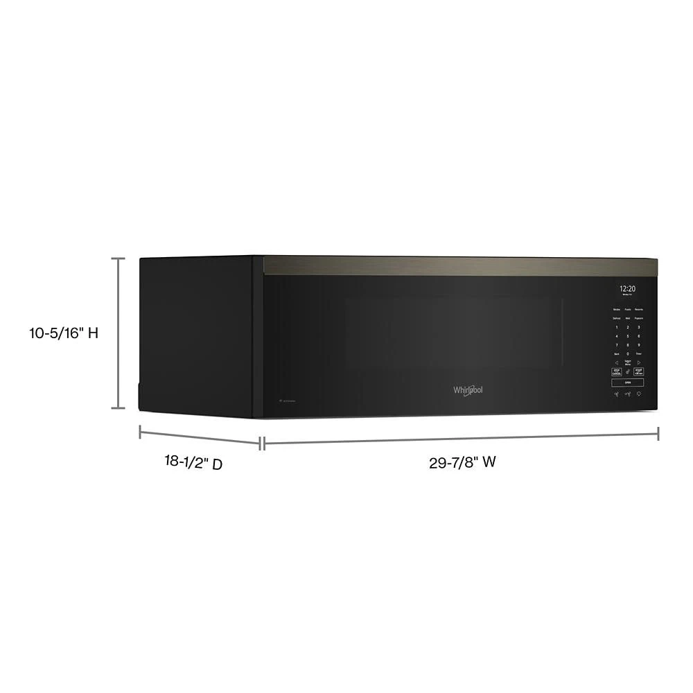 1.1 cu. ft. Smart Low Profile Microwave Hood Combination with 450 CRM 4-Speed Venting view 3