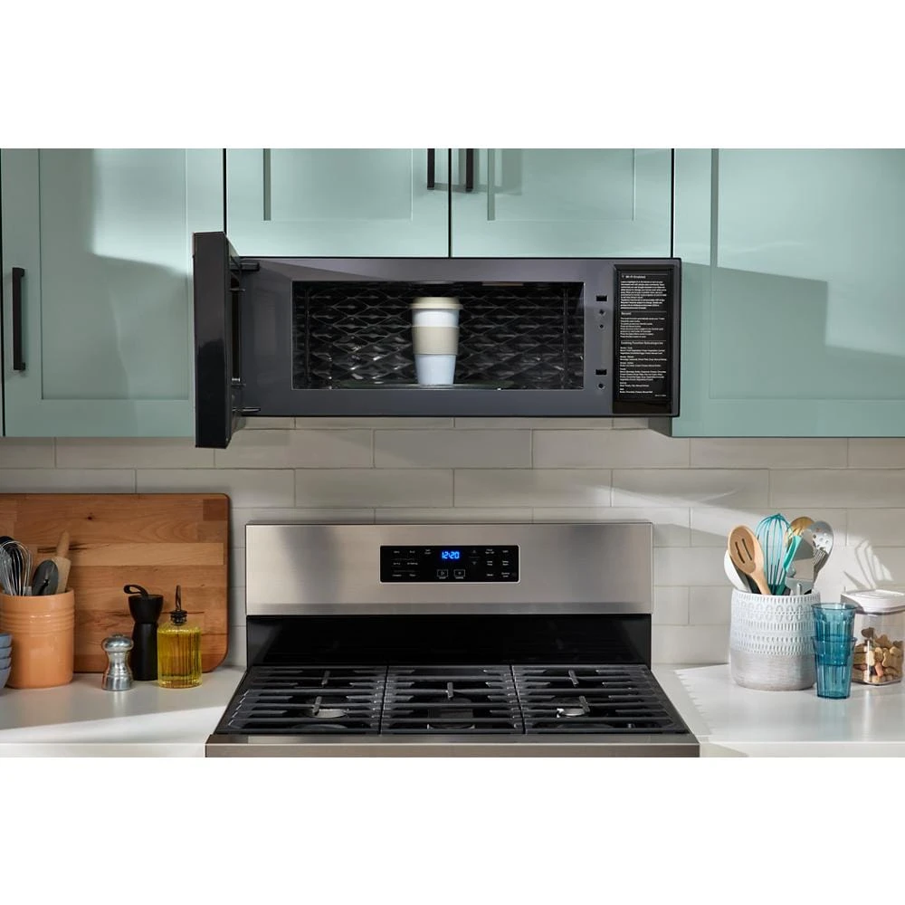 1.1 cu. ft. Smart Low Profile Microwave Hood Combination with 450 CRM 4-Speed Venting view 30