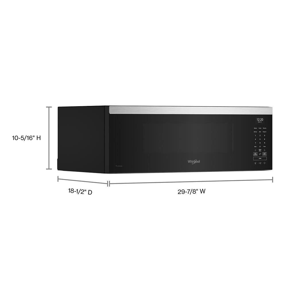 1.1 cu. ft. Smart Low Profile Microwave Hood Combination with 450 CRM 4-Speed Venting view 34