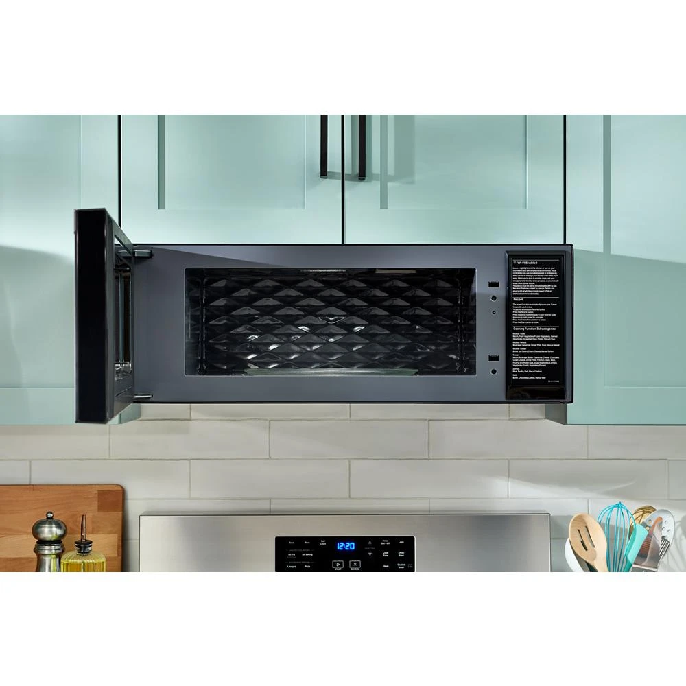 1.1 cu. ft. Smart Low Profile Microwave Hood Combination with 450 CRM 4-Speed Venting view 45