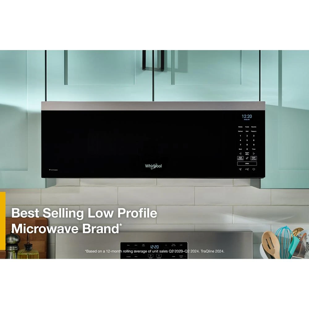 1.1 cu. ft. Smart Low Profile Microwave Hood Combination with 450 CRM 4-Speed Venting view 3