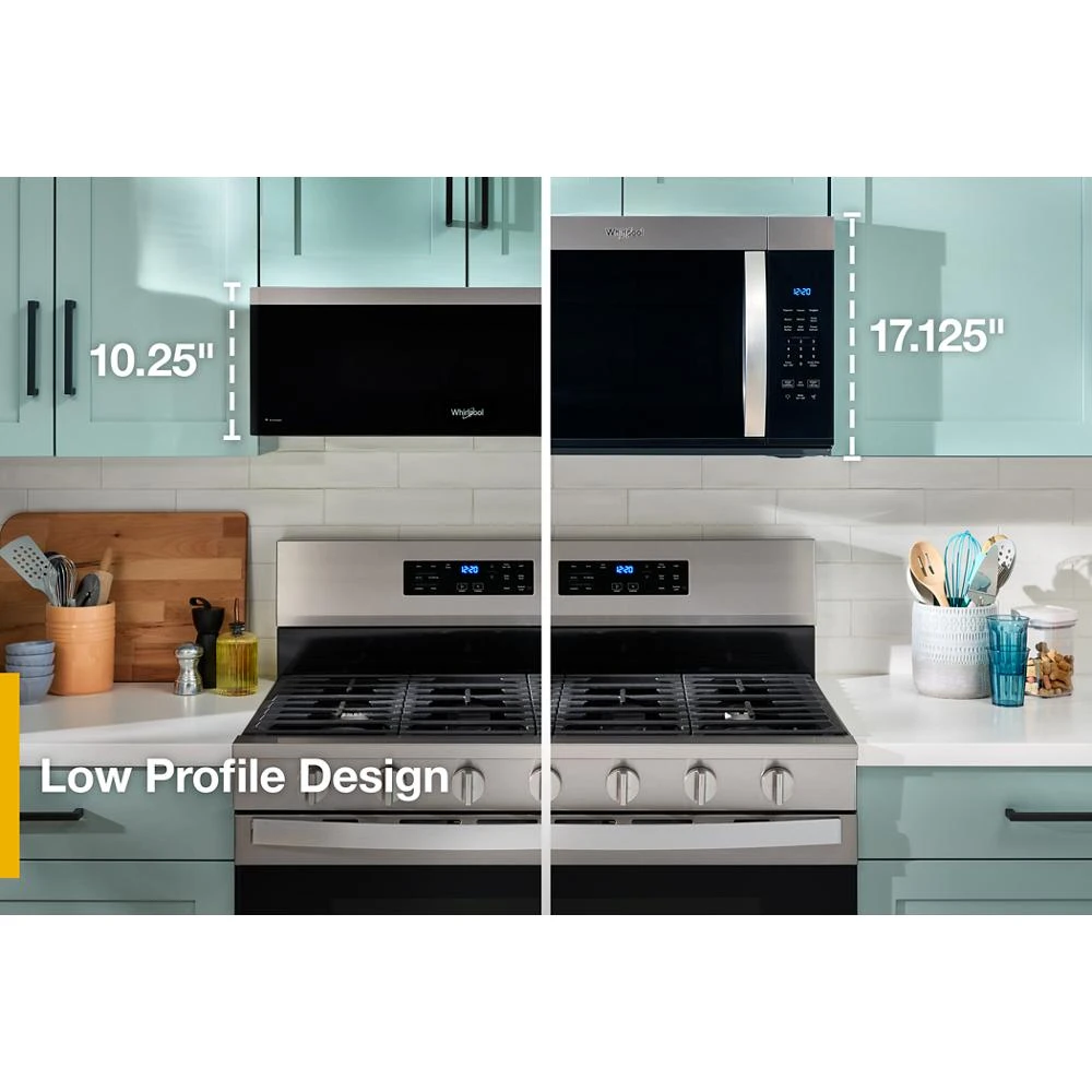 1.1 cu. ft. Smart Low Profile Microwave Hood Combination with 450 CRM 4-Speed Venting view 17