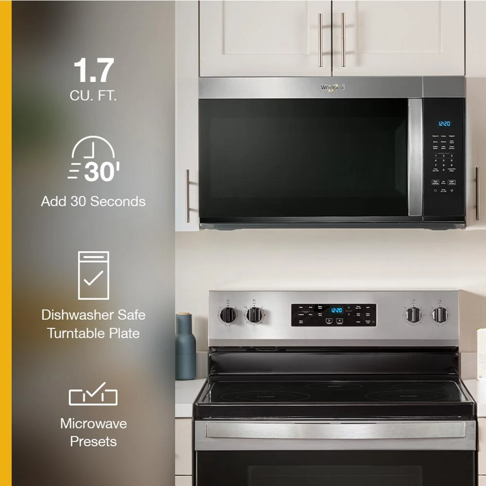 30-inch Wide Over the Range Microwave - 1.7 cu. ft. view 3