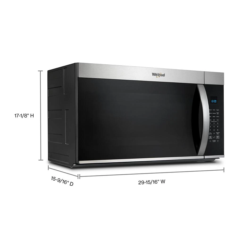 30-inch Wide Over the Range Microwave with Sensor Cooking - 1.9 cu. ft. view 6