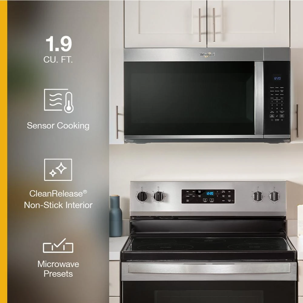 30-inch Wide Over the Range Microwave with Sensor Cooking - 1.9 cu. ft. view 7