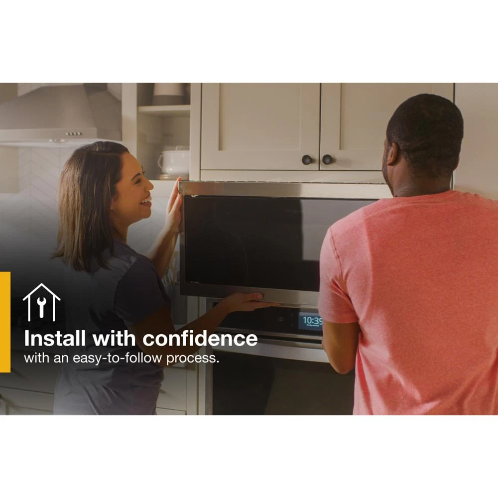 1.1 cu. ft. Built-In Microwave with Slim Trim Kit - 14" Height view 18