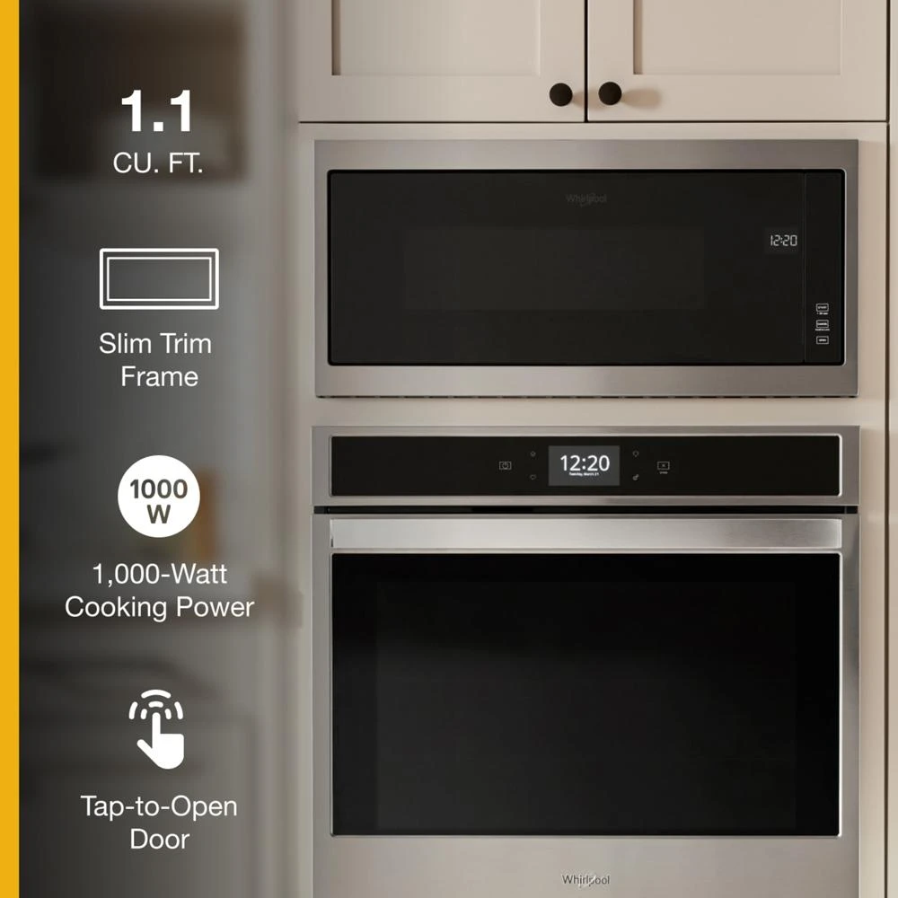 1.1 cu. ft. Built-In Microwave with Slim Trim Kit - 14" Height view 16