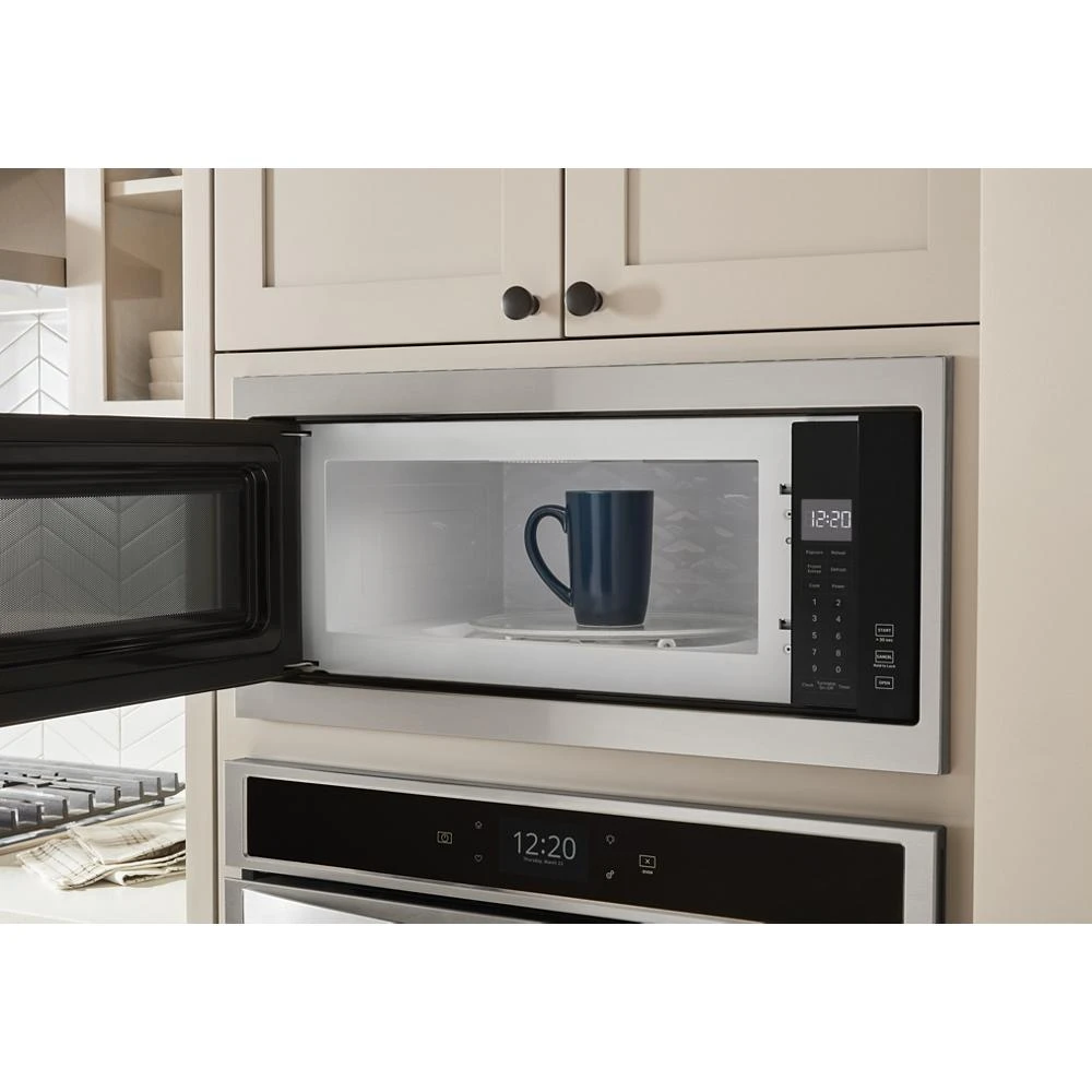 1.1 cu. ft. Built-In Microwave with Slim Trim Kit - 14" Height view 14
