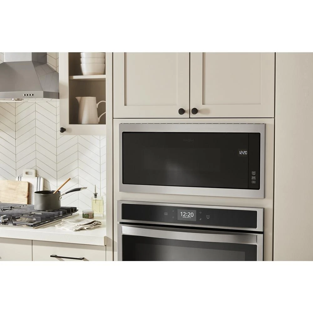 1.1 cu. ft. Built-In Microwave with Slim Trim Kit - 14" Height view 7