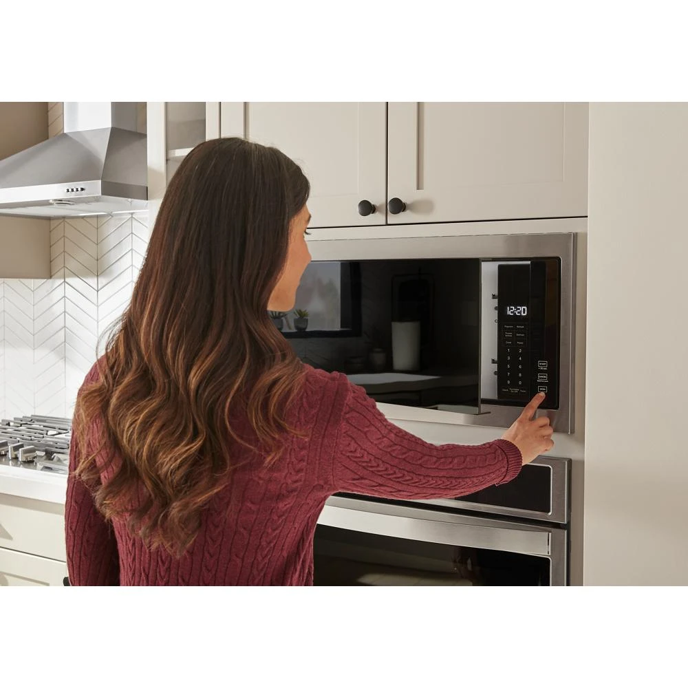 1.1 cu. ft. Built-In Microwave with Slim Trim Kit - 14" Height view 19