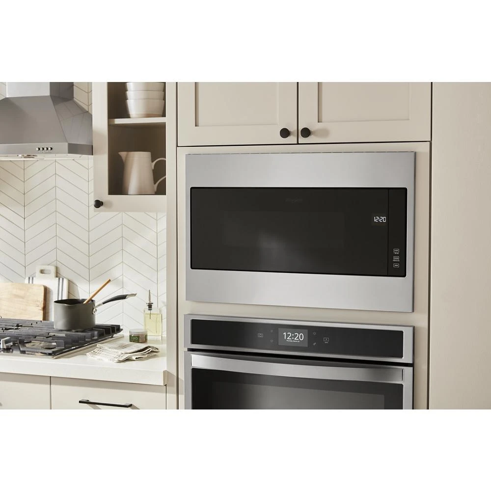 1.1 cu. ft. Built-In Microwave with Standard Trim Kit - 19-1/8" Height WMT55511KS