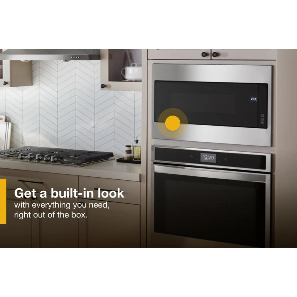 1.1 cu. ft. Built-In Microwave with Standard Trim Kit - 19-1/8" Height WMT55511KS
