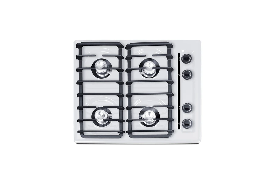 24" Wide 4-Burner Gas Cooktop, Battery Start Ignition WNL03IP