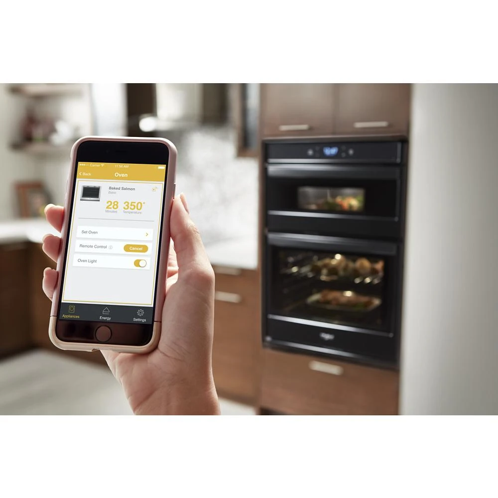 5.7 Cu. Ft. Smart Combination Wall Oven with Touchscreen WOC54EC7HB