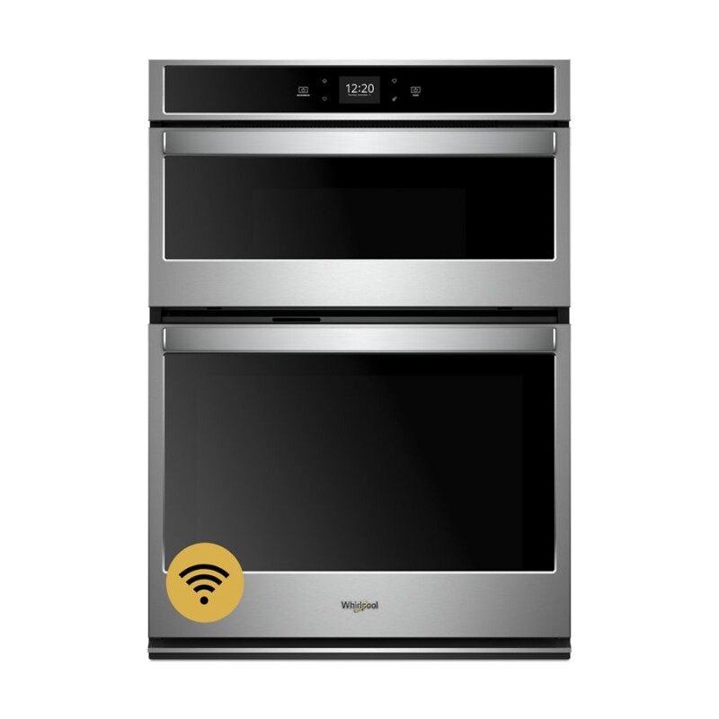 Whirlpool 5.7 Cu. Ft. Smart Combination Wall Oven with Touchscreen Stainless Steel WOC54EC7HS Picture 1