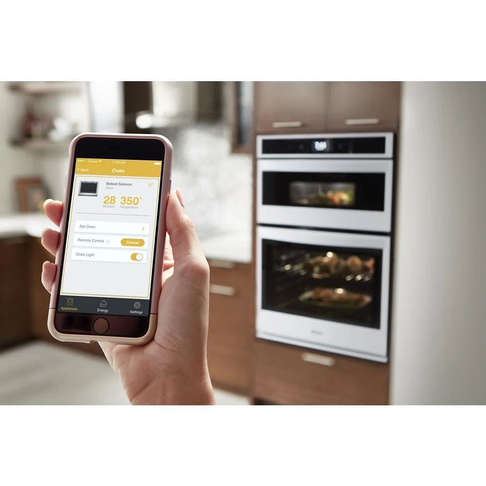 5.7 Cu. Ft. Smart Combination Wall Oven with Touchscreen WOC54EC7HW