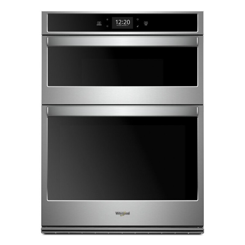 Whirlpool 6.4 cu. ft. Smart Combination Convection Wall Oven with Air Fry, when Connected Stainless Steel WOC75EC0HS Picture 1