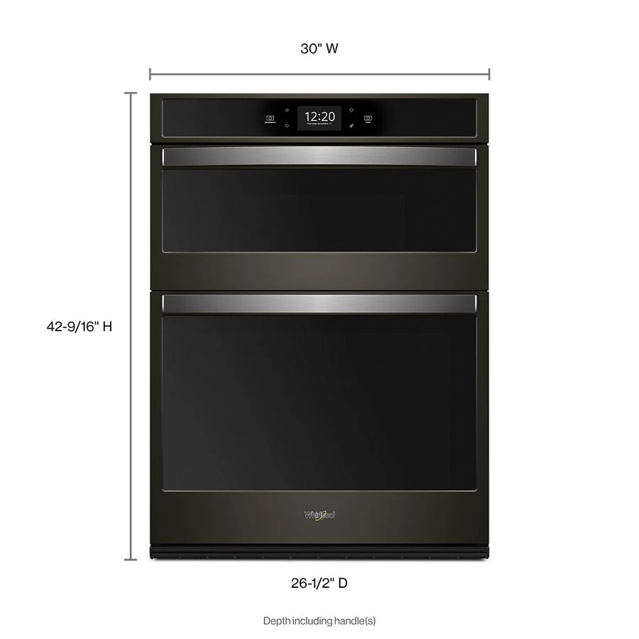 6.4 cu. ft. Smart Combination Convection Wall Oven with Air Fry, when Connected view 7