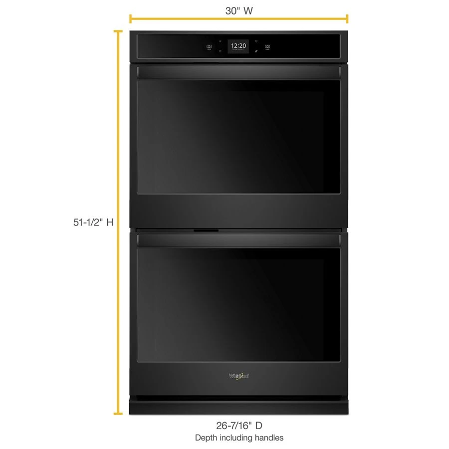 10.0 cu. ft. Smart Double Wall Oven with Touchscreen WOD51EC0HB, product image 6 of 6