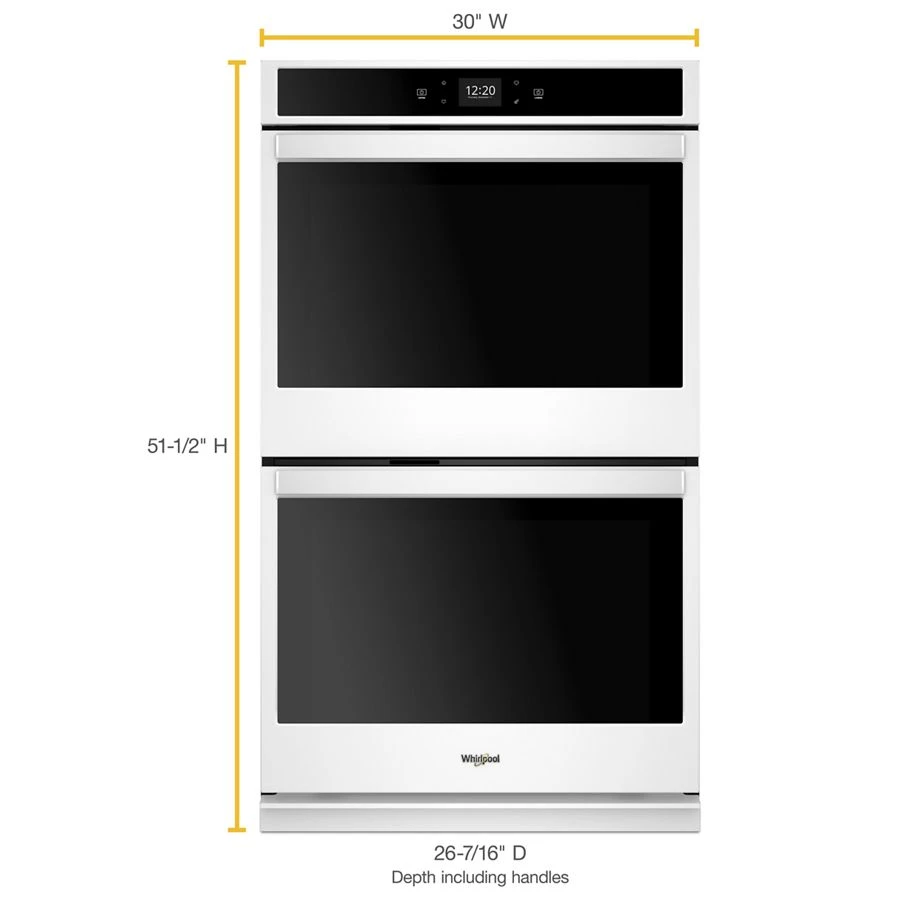 10.0 cu. ft. Smart Double Wall Oven with Touchscreen WOD51EC0HW