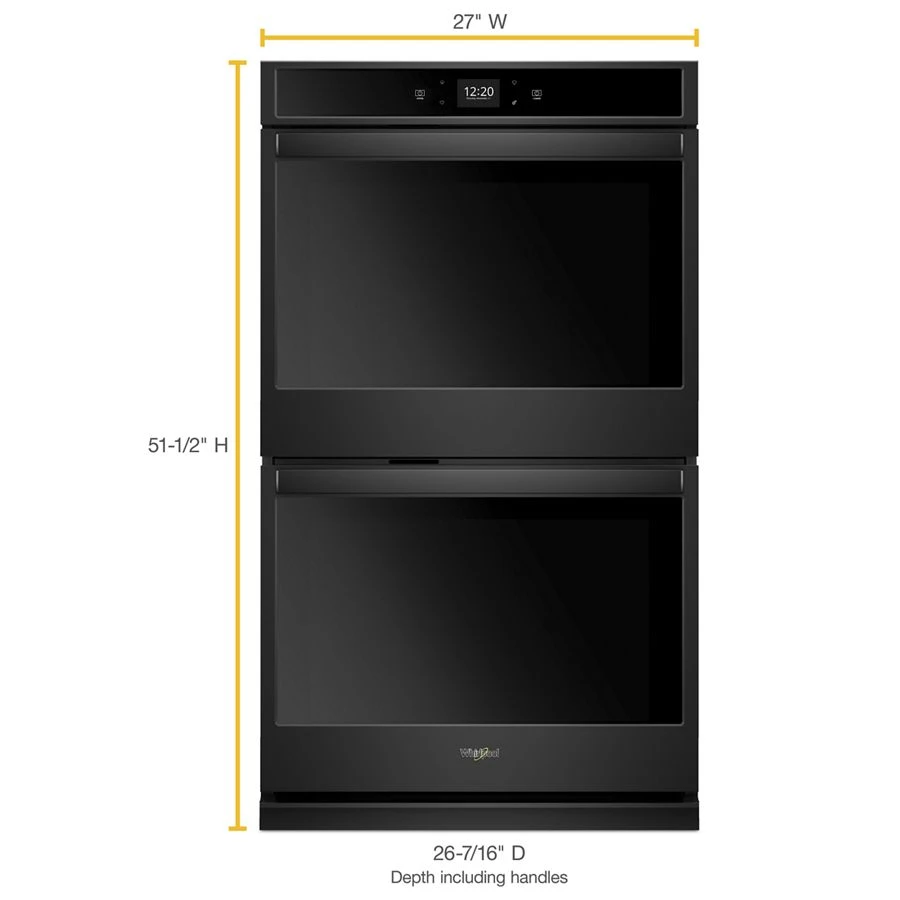 8.6 cu. ft. Smart Double Wall Oven with Touchscreen WOD51EC7HB, product image 6 of 6