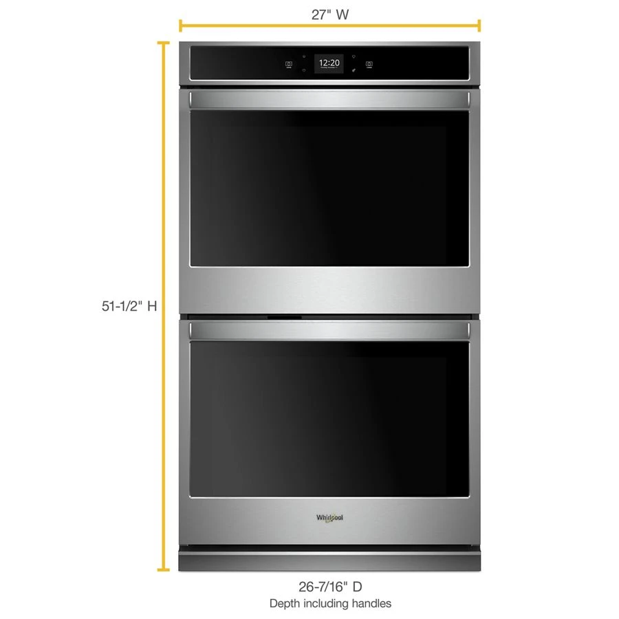 8.6 cu. ft. Smart Double Wall Oven with Touchscreen WOD51EC7HS, product image 6 of 6