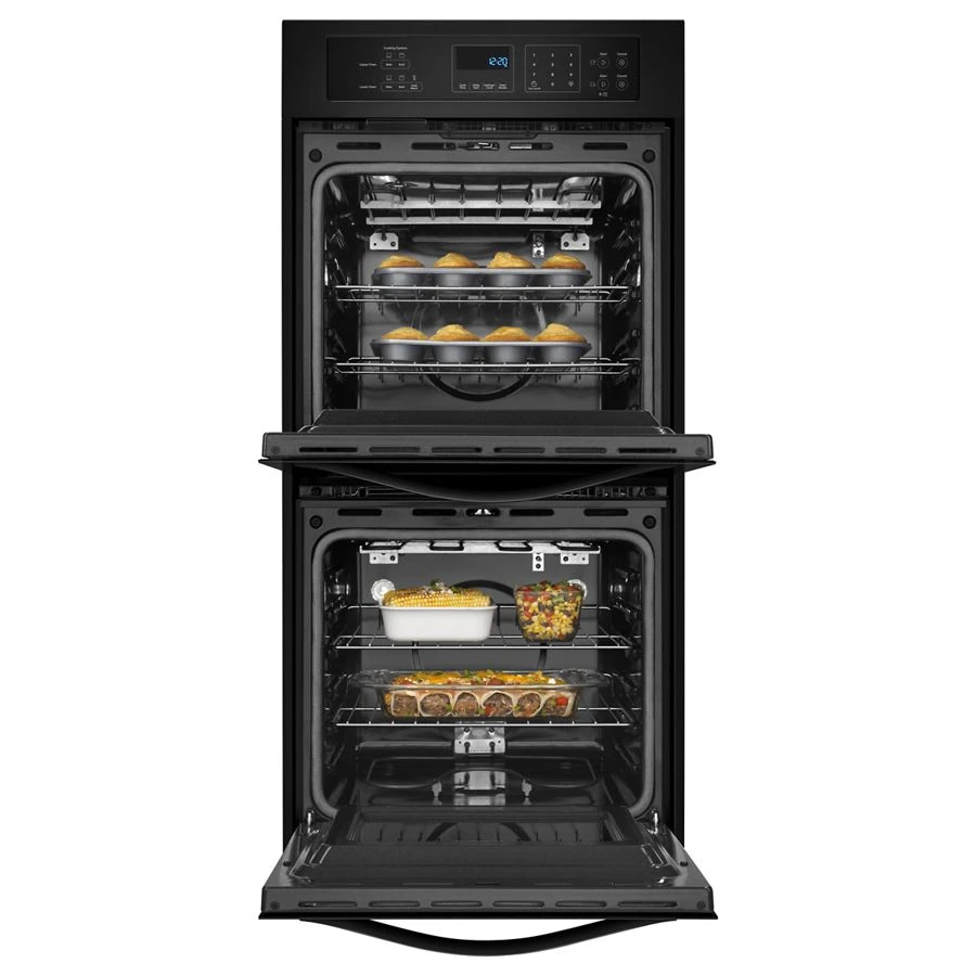 6.2 Cu. Ft. Double Wall Oven with High-Heat Self-Cleaning System WOD51ES4EB, product image 3 of 5