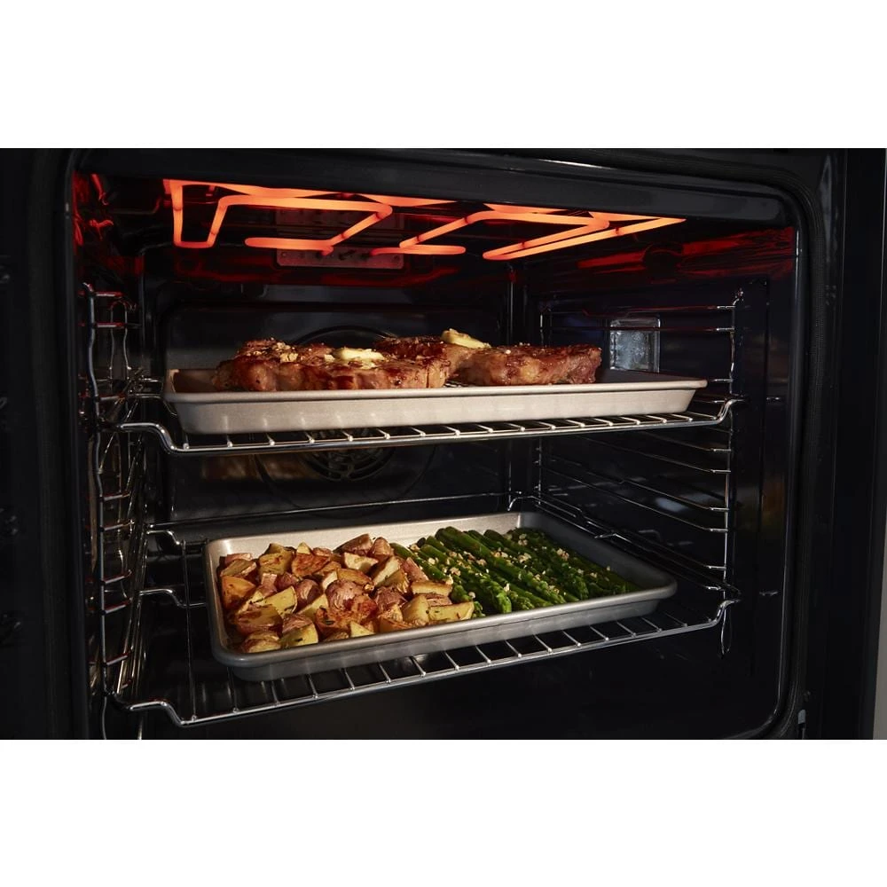5.8 Cu. Ft. 24 Inch Double Wall Oven with Convection view 4
