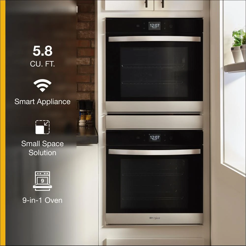 5.8 Cu. Ft. 24 Inch Double Wall Oven with Convection view 5