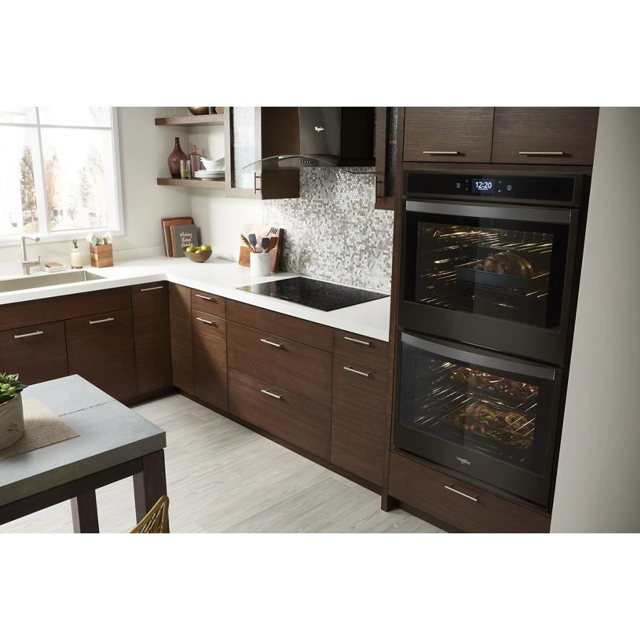 10.0 cu. ft. Smart Double Convection Wall Oven with Air Fry, when Connected WOD77EC0HV, product image 6 of 7