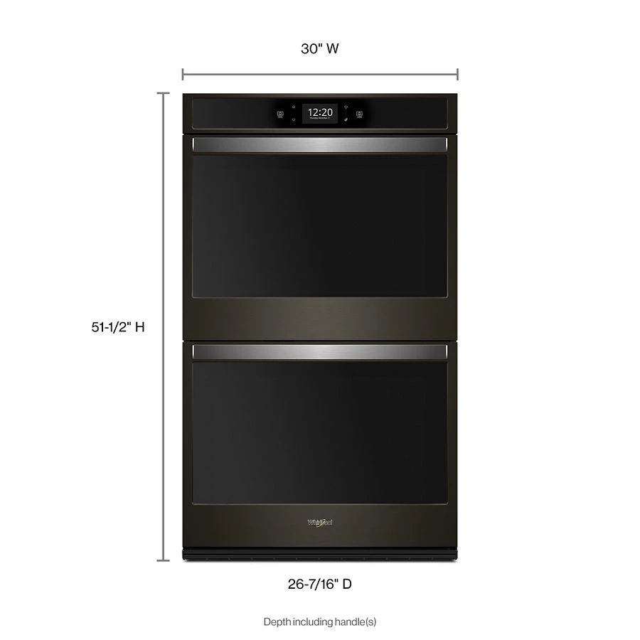 10.0 cu. ft. Smart Double Convection Wall Oven with Air Fry, when Connected WOD77EC0HV, product image 7 of 7