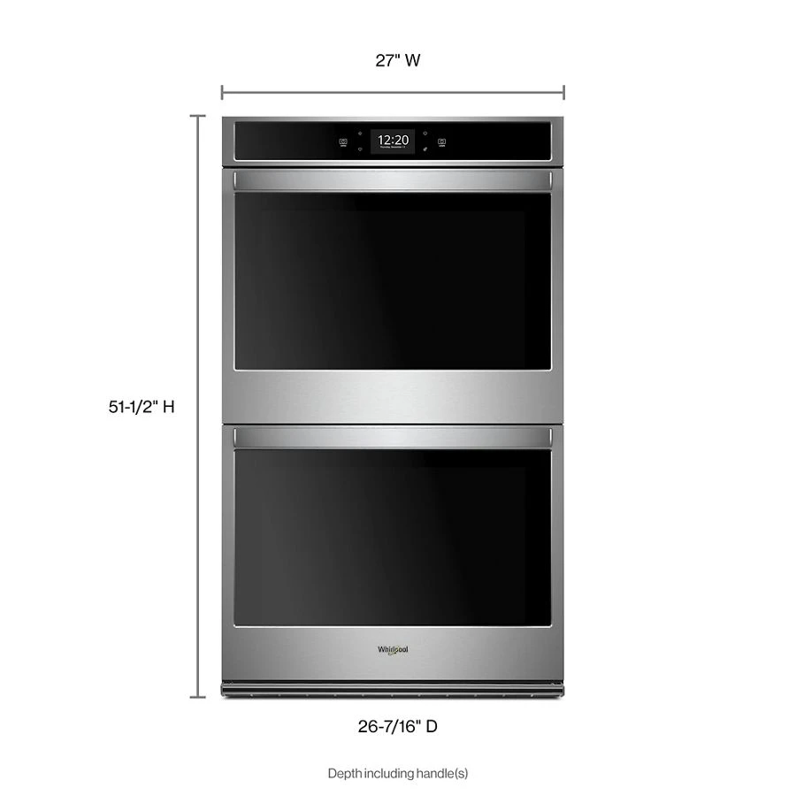8.6 cu. ft. Smart Double Convection Wall Oven with Air Fry, when Connected view 6