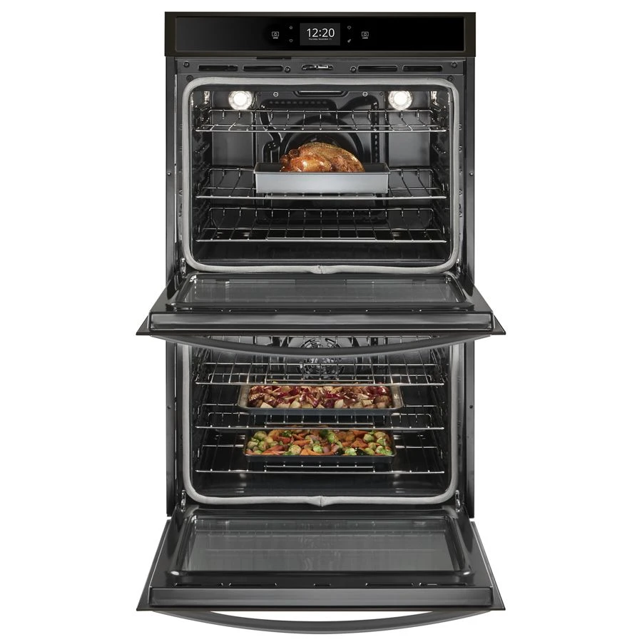 8.6 cu. ft. Smart Double Convection Wall Oven with Air Fry, when Connected view 4