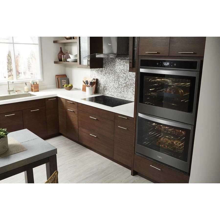 8.6 cu. ft. Smart Double Convection Wall Oven with Air Fry, when Connected view 5