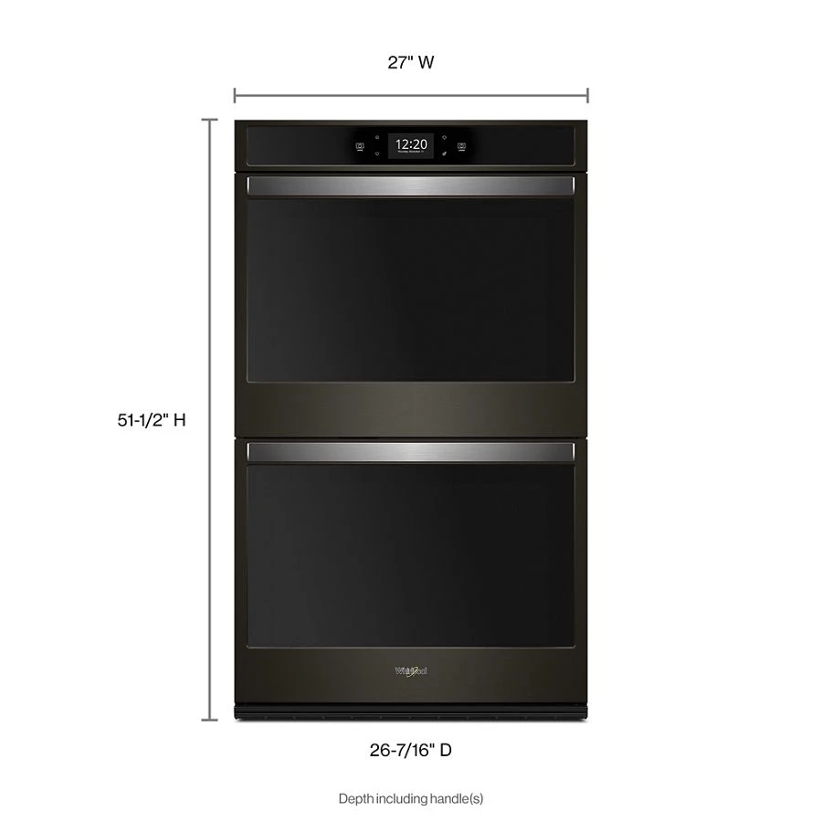 8.6 cu. ft. Smart Double Convection Wall Oven with Air Fry, when Connected view 6