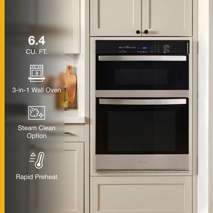 6.4 Total Cu. Ft. Combo Self-Cleaning Wall Oven view 3