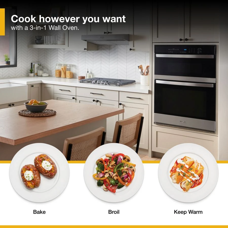 6.4 Total Cu. Ft. Combo Self-Cleaning Wall Oven view 6