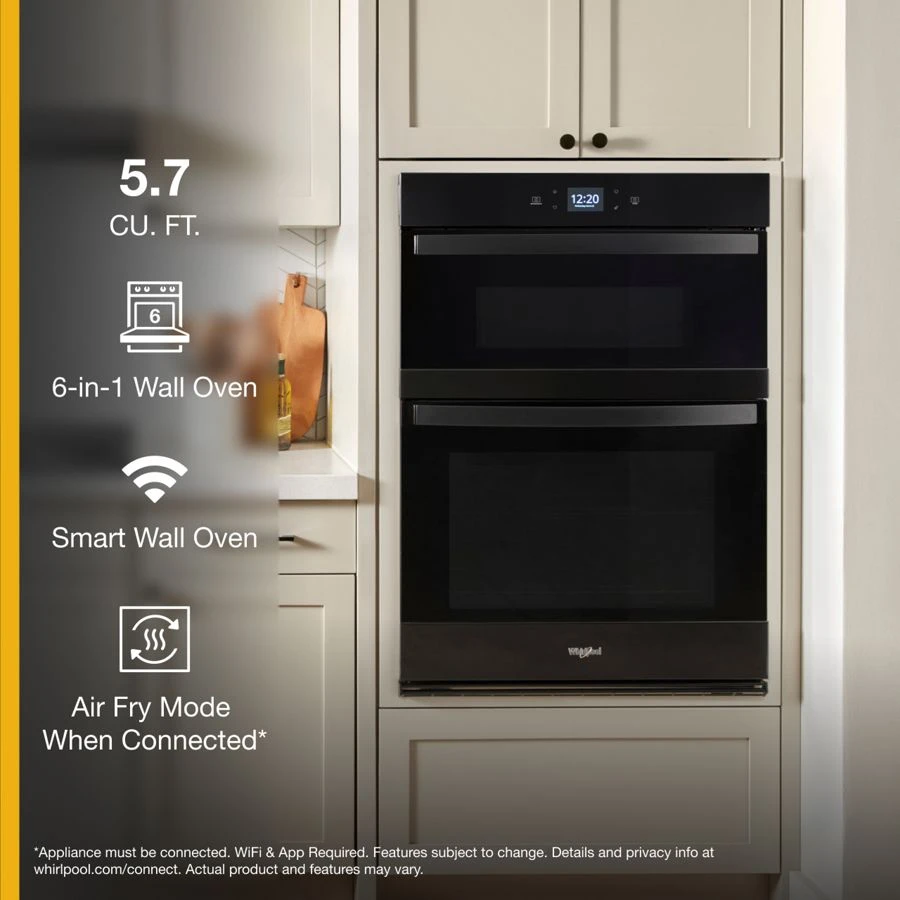 5.7 Cu. Ft. Smart Combo Wall Oven with Air Fry view 3
