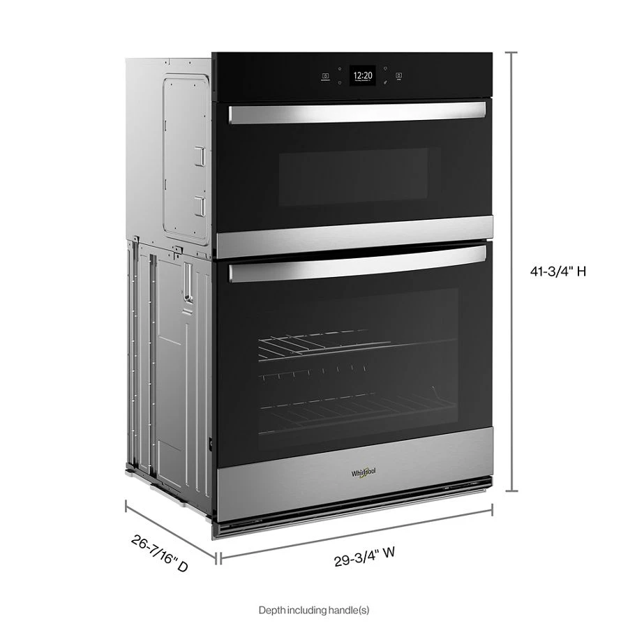 6.4 Total Cu. Ft. Combo Wall Oven with Air Fry When Connected* view 13