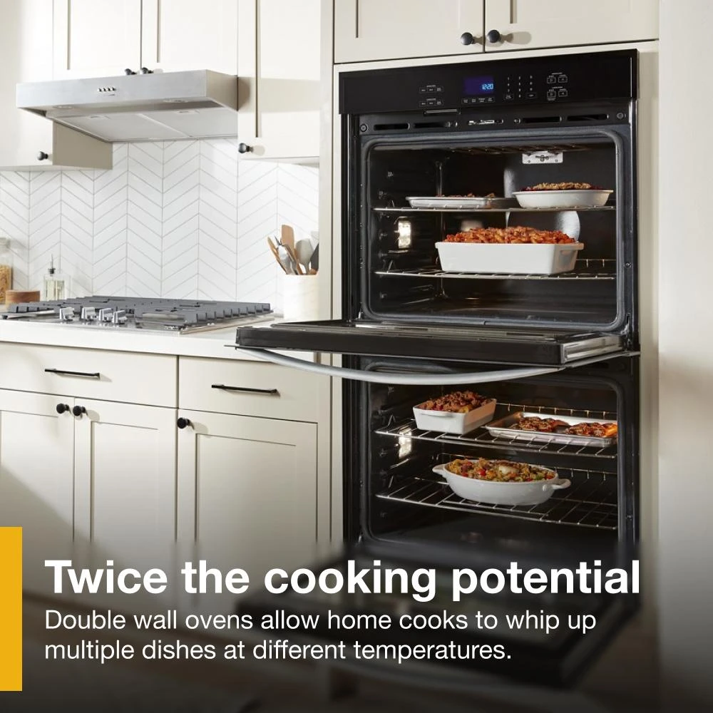 10.0 Total Cu. Ft. Double Self-Cleaning Wall Oven WOED3030LS