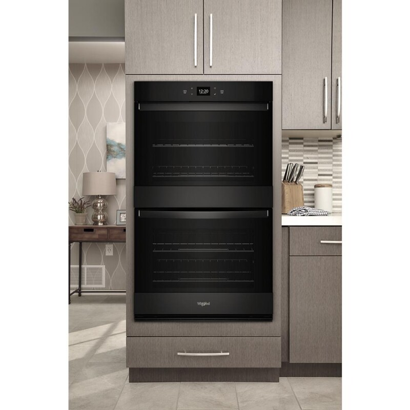 8.6 Total Cu. Ft. Double Wall Oven with Air Fry When Connected WOED5027LB