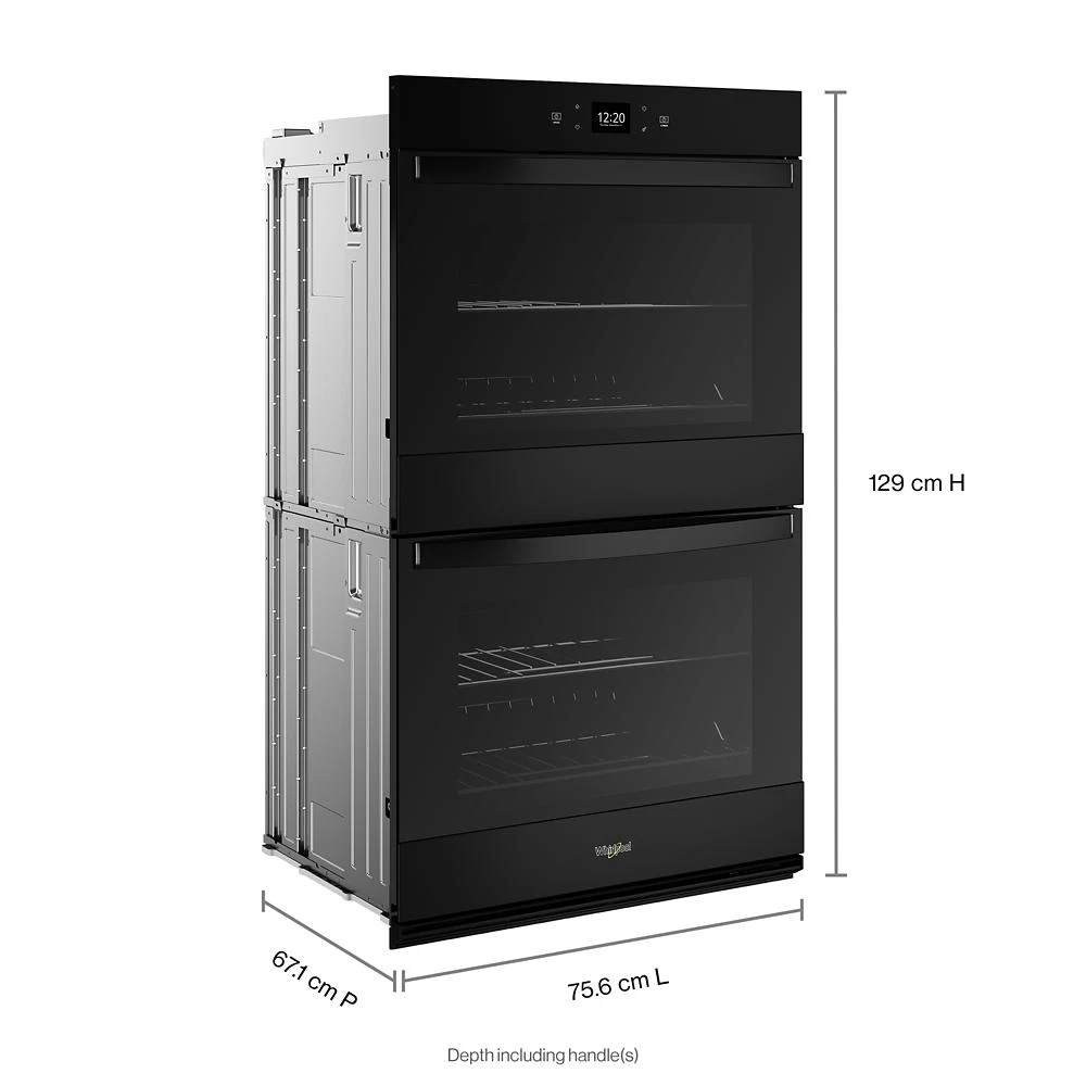 10.0 Total Cu. Ft. Double Wall Oven with Air Fry When Connected view 2