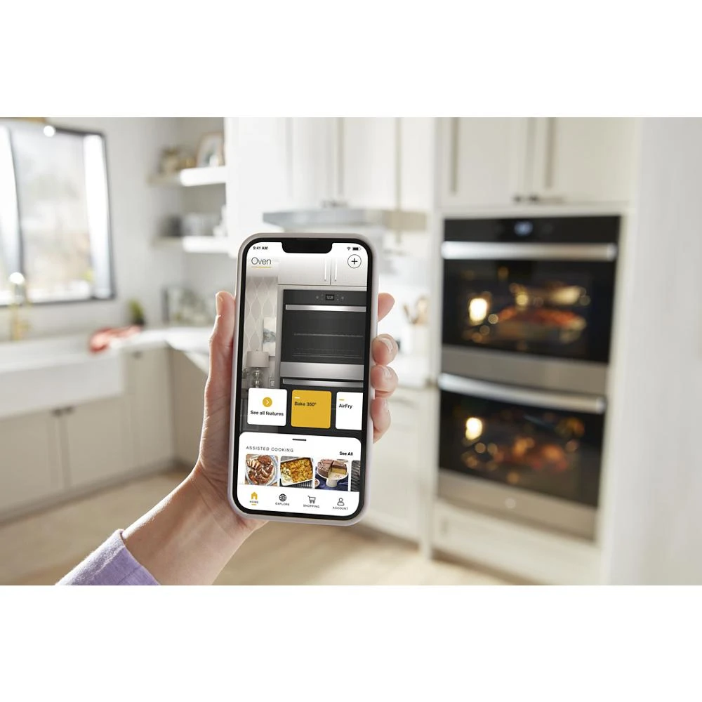 10.0 Total Cu. Ft. Double Wall Oven with Air Fry When Connected view 30